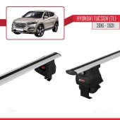 Hyundai Tucson (TL) 2016-2021 Arası ile uyumlu ACE-4 Ara Atkı Tavan Barı GRİ - 4