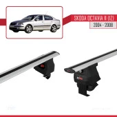 Skoda Octavia II (1Z) 2004-2008 Arası ile uyumlu ACE-4 Ara Atkı Tavan Barı GRİ - 4