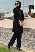Siyah Örme Basic Tunik - 6