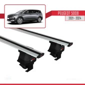Peugeot 5008 2021 ve Sonrası ile uyumlu ACE-4 Ara Atkı Tavan Barı GRİ - 1