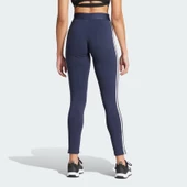 Adidas H07771 Loungewear Essentials 3S Kadın Siyah Tayt - 4