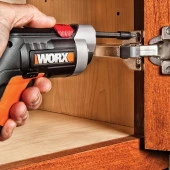 WORX WX252 4Volt/1.5Ah. Li-ion Şarjlı Tornavida + 10 adet Bits Uç thumbnail 8