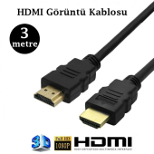 3 Metre HDMI Kablo 4k Yüksek Kalite Görüntü Full HD PVC Hdmi Kablosu - 1