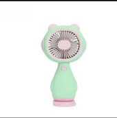 Mini El Fanı Usb Şarjlı Taşınabilir 3 Kademeli Figürlü Ergonomik Tasarımlı Vantilatör - 1