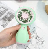 Mini El Fanı Usb Şarjlı Taşınabilir 3 Kademeli Figürlü Ergonomik Tasarımlı Vantilatör - 2