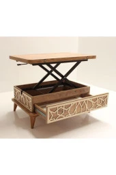 kolexonline Akıllı Açılabilir Sehpa 3 Kademeli Çekmeceli Ayaklı thumbnail 1