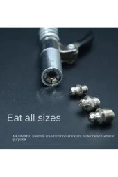 Depolife Mandallı Kilitlemeli Gres Pompası Kelebek Gres Yağı Basma Doldurma Tabancası thumbnail 3