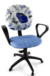 Depolife Çocuk Odası Ders Çalışma Ofis Koltuğu Amortisörlü Tekerlekli Faaliyet Sekreter Bilgisayar Sandalyesi - 1