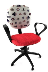 Depolife Çocuk Odası Ders Çalışma Ofis Koltuğu Amortisörlü Tekerlekli Faaliyet Sekreter Bilgisayar Sandalyesi - 1