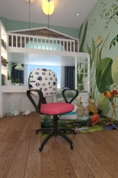 Depolife Çocuk Odası Ders Çalışma Ofis Koltuğu Amortisörlü Tekerlekli Faaliyet Sekreter Bilgisayar Sandalyesi - 2