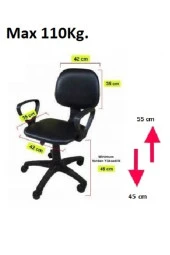 Depolife Çocuk Odası Ders Çalışma Ofis Koltuğu Yarış Arabası Desenli - 2
