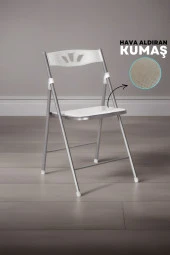 Depolife Mutfak Sandalyesi Katlanır Sandalye Tabure Ofis Bahçe Balkon Kamp - 1