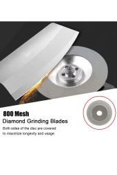 Depolife Bıçak Satır Makas Balta bileme diski 100mm Elmaslı eğeleme disk avuç taşlama spiral uyumlu disk - 2