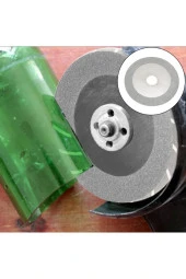 Depolife Bıçak Satır Makas Balta bileme diski 100mm Elmaslı eğeleme disk avuç taşlama spiral uyumlu disk - 3