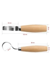 EFEARMS Ahşap Kaşık Kuksa Oyma Bıçağı - 2