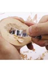 EFEARMS Ahşap Kaşık Kuksa Oyma Bıçağı - 3