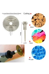 Depolife Mini Grinder Vız Vız Için Kesici Aksesuar Seti Ahşap Metal Plastik Cam Kesme Mini Disk - 2