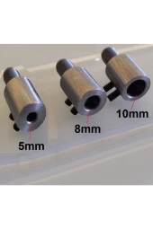 Depolife 3/8mm Kaplin Vida Seti Okul Proje Ödev Hobi Uygulama Motor Mandren Için 5mm-8mm-10mm Mil 3 Adet - 2