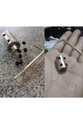 Depolife Cnc Motor Şaftı Çoğaltıcı 5-8mm 6-8mm 8-8mm Şaft Kaplini 3lü Bağlantı Elemanı Okul Proje Uygulama - 2