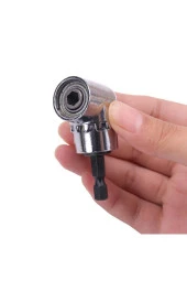 Depolife Köşe Vidalama Delme Kör Nokta Aparatı 1/4 Hex Matkap Adaptörü Kısa Kuyruk Altıgen Bits Girişli thumbnail 2