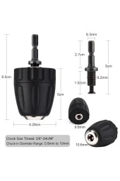 Depolife Bosch Go 2.0 Bosch Ixo V 7 Gdr 120-lı Gdr 18v-200 C Gsr 12v-35 Hx Gdr 180-lı Şarjlı Matkap Mandren thumbnail 2