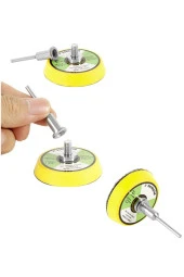 Depolife Dremel Tarzı Mini Kalıpcı Vız Vız Lar Için 5cm Zımpara Pedi Cırtlı 50mm Zımpara Tabanı (ZIMPARASIZ) - 2