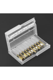 Vb Gravür Ahşap Oyma Ve Şekillendirici Uç Seti(titanyum Kaplama-10 Adet) - 1