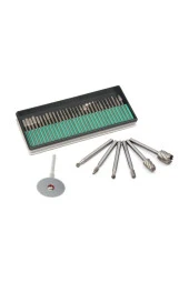 Depolife 38 Parça Dremel Proxxon Cihazlar Için Ahşap Oyma Şekillendirme Kesici Uç Hobi Seti - 1