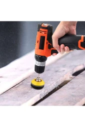 Depolife Dremel Tarzı Mini Kalıpcı Vız Vız Lar Için 5cm Zımpara Pedi Cırtlı 50mm Zımpara Tabanı (ZIMPARASIZ) - 3