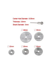 Aladdin Shop Dremel Proxxon Için Ahşap Kesici Mini Testere Ahşap Oyma Elmas Kaplı Uç 16lı Set - 2