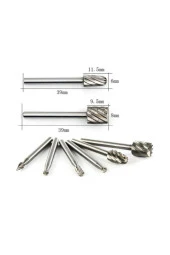 Depolife 38 Parça Dremel Proxxon Cihazlar Için Ahşap Oyma Şekillendirme Kesici Uç Hobi Seti - 3