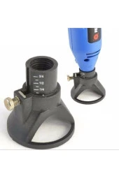 Depolife Spiral Uzatma Hortumlu Masa Alet Askı Sehpası Esnek Şaftlı ve Dik Delme Aparatı Seti thumbnail 2