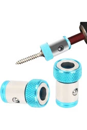 Depolife Manyetik mıknatıslama halkası Manyetik Vida Tutucu  hex 1/4 ph pz yıldız matkap ucu için güçlü 2li thumbnail 1