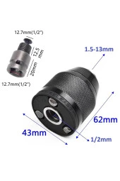 Depolife Torklu Darbeli Bijon Somun Sökme Sıkma Makinesi Için Metal Kilitlemeli Agır Hizmet Mandreni Kaplinli - 3