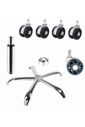 Gri Ofis Büro Çalışma Koltuğu Yedek Parça Seti thumbnail 1