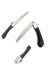 Depolife Ağaç Dal Kesme Katlanır Testere Çim Çit Ot Kesme Bahçe Düzenleme Ahşap Saplı Makası 3 Parçalı Set thumbnail 2