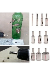 Depolife Cam Mermer Granit Fayans Delme 8mm Matkap Için Boru Tipi Elmas Uç Karot - 2
