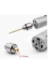 Depolife Motor Mandrel Seti Elle Sıkmalı 3 Çeneli Mini Chuck Adaptör Set - 3
