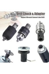 Depolife Mandren Motor Için Bağlantı Şaftı Somunlu Kaplin Adaptör Mandren 5mm-6mm-8mm-10mm Mil Uyumlu 4lü - 3