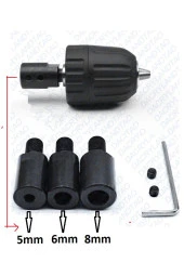 Depolife Motor Için 10mm Otomatik Mandren Anahtarsız Mandrel Okul Proje Ödev Uygulama 5mm-6mm-8mm Profesyonel thumbnail 2