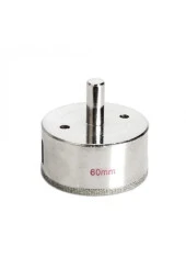 Depolife Mermer Granit Fayans Cam Yuvarlak Delme Panç Elmas Uç Yuvarlak Açma Matkap Için Karot 6cm (60mm) thumbnail 1