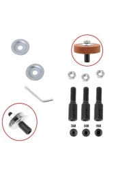 Depolife Motor Için Bağlantı Şaftı Somunlu Kaplin Mandren Adaptör 5mm 6mm 8mm Mil Uyumlu 3lü Bağlama Mili thumbnail 1