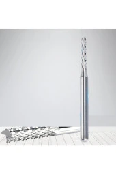 Depolife Karbür Tungsten Uç 1mm Alüminyum Demir Işleme Freze Cnc Kesici Ucu - 1