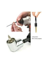 Depolife Altıgen 1/4 Hex Bit Uzatma Adaptörü 5li Titanyum Matkap Ucu Seti Köşe Delme Vidalama Aparatı 6gen thumbnail 2