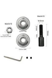 Depolife Motor Için Bağlantı Şaftı Somunlu Kaplin Mandren Adaptör 5mm 6mm 8mm Mil Uyumlu 3lü Bağlama Mili thumbnail 3