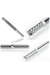 Depolife Karbür Tungsten Uç 1mm Alüminyum Demir Işleme Freze Cnc Kesici Ucu - 2