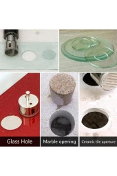 Depolife Mermer Granit Fayans Cam Yuvarlak Delme Panç Elmas Uç Yuvarlak Açma Matkap Için Karot 6cm (60mm) thumbnail 3