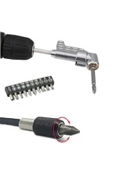 Depolife Matkap Için Vidalama Uç Seti Altıgen Hex Köşe Kör Vidalama Seti 12 Parça Köşe Sıkma thumbnail 2