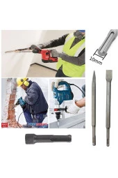 Depolife Kırıcı Delici Matkap Için Sds Plus Matkap Uç Seti Murç Keski 1/4 Hex Vidalama Adaptörü 3 Parça thumbnail 2