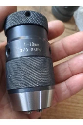 Depolife 3/8 mandren 1-10mm hassas süpra anahtarsız mandren metal anahtarsız thumbnail 2